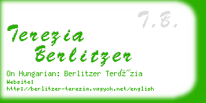 terezia berlitzer business card